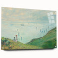 Claude Monet's Cliffs at Pourville - Impressionist Coastal Landscape Art