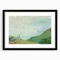 Claude Monet's Cliffs at Pourville - Impressionist Coastal Landscape Art