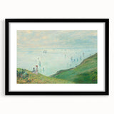 Claude Monet's Cliffs at Pourville - Impressionist Coastal Landscape Art