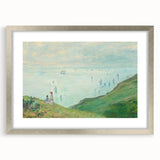 Claude Monet's Cliffs at Pourville - Impressionist Coastal Landscape Art