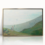 Claude Monet's Cliffs at Pourville - Impressionist Coastal Landscape Art