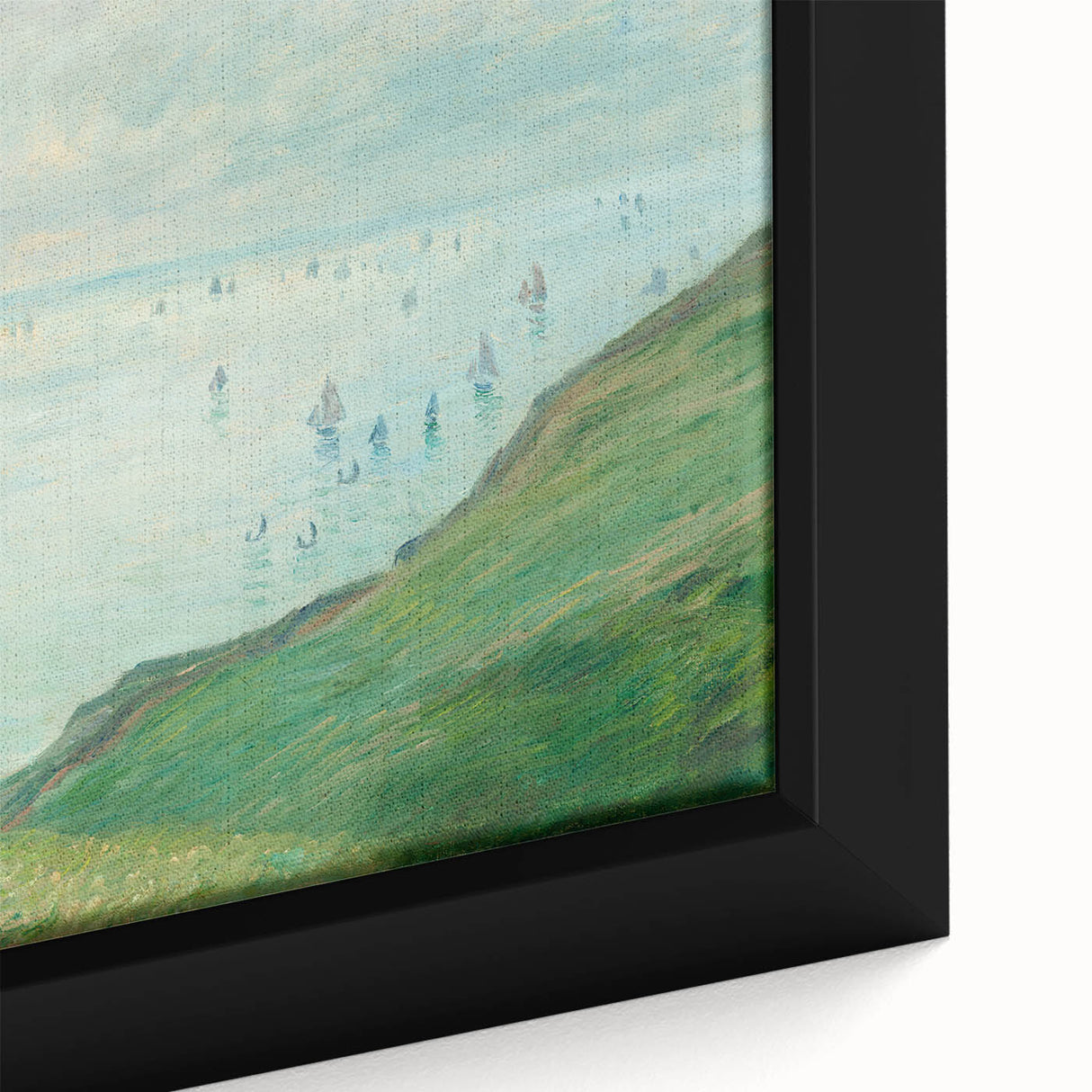 Claude Monet's Cliffs at Pourville - Impressionist Coastal Landscape Art
