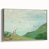 Claude Monet's Cliffs at Pourville - Impressionist Coastal Landscape Art