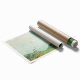 Claude Monet's Cliffs at Pourville - Impressionist Coastal Landscape Art