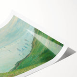 Claude Monet's Cliffs at Pourville - Impressionist Coastal Landscape Art