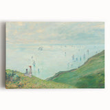 Claude Monet's Cliffs at Pourville - Impressionist Coastal Landscape Art
