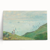 Claude Monet's Cliffs at Pourville - Impressionist Coastal Landscape Art
