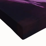 Close-up of a stretched canvas artwork depicting a vibrant landscape of canyons, showcasing rich colors and intricate details, perfect for home decor.