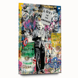 Vibrant Pop Art Wall Art – Colorful Einstein Canvas Print