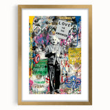 Vibrant Pop Art Wall Art – Colorful Einstein Canvas Print