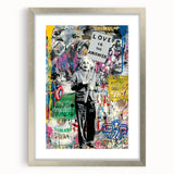 Vibrant Pop Art Wall Art – Colorful Einstein Canvas Print