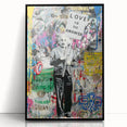 Vibrant Pop Art Wall Art – Colorful Einstein Canvas Print