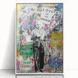 Vibrant Pop Art Wall Art – Colorful Einstein Canvas Print