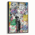 Vibrant Pop Art Wall Art – Colorful Einstein Canvas Print