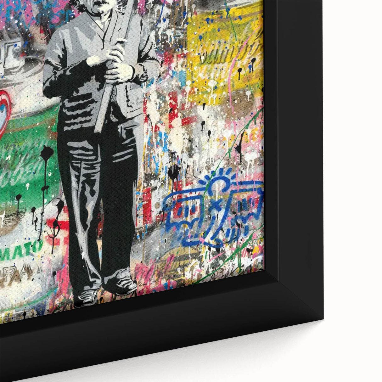 Vibrant Pop Art Wall Art – Colorful Einstein Canvas Print