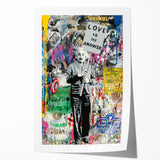 Vibrant Pop Art Wall Art – Colorful Einstein Canvas Print