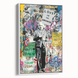 Vibrant Pop Art Wall Art – Colorful Einstein Canvas Print