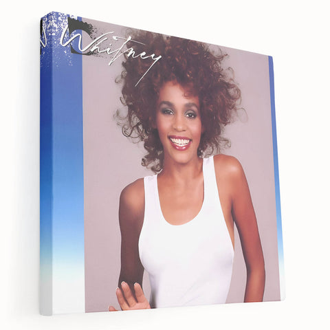 Whitney Houston Retro Wall Art – Vintage Pop Album Cover Print