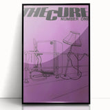Vintage Retro Poster Art: The Cure Number One – Classic Wall Art