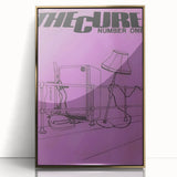 Vintage Retro Poster Art: The Cure Number One – Classic Wall Art