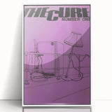 Vintage Retro Poster Art: The Cure Number One – Classic Wall Art