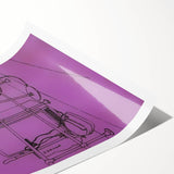 Vintage Retro Poster Art: The Cure Number One – Classic Wall Art