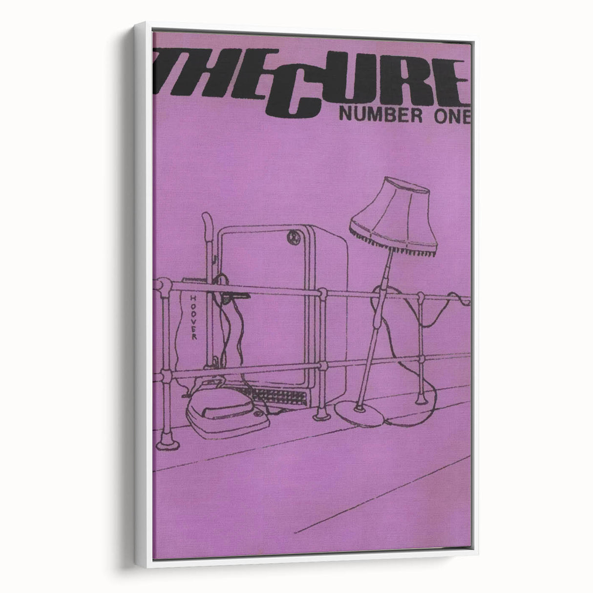 Vintage Retro Poster Art: The Cure Number One – Classic Wall Art