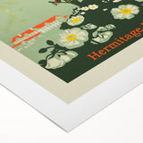 Retro New Zealand Mount Cook Poster – Vintage Alpine Travel Art