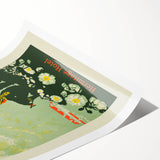 Retro New Zealand Mount Cook Poster – Vintage Alpine Travel Art