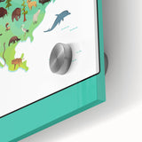 Educational Nursery Wall Decor – North America Continent Map