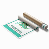 Educational Nursery Wall Decor – North America Continent Map