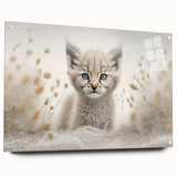 Adorable Lynx Cub Wall Art - Perfect for Kids Room Decor