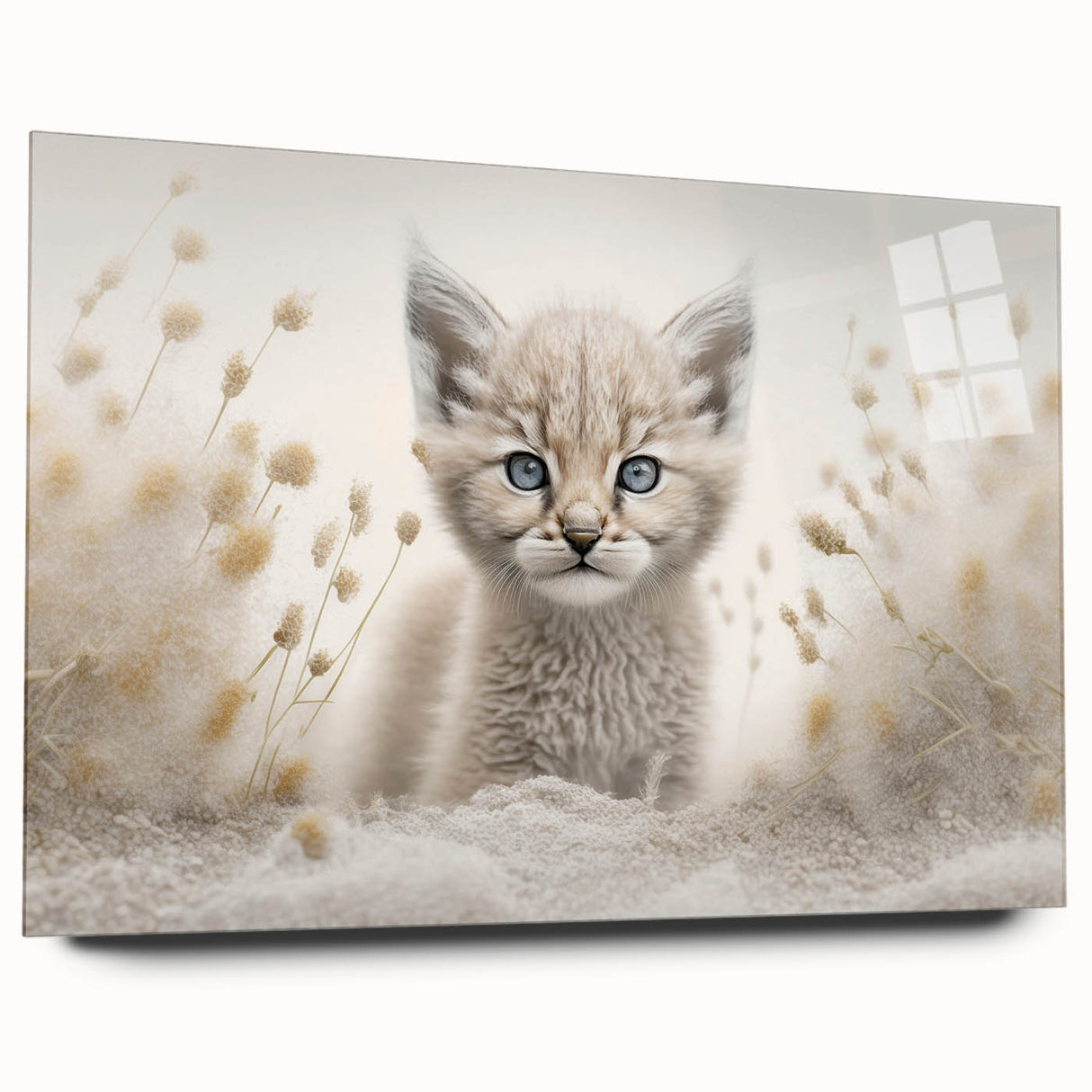 Adorable Lynx Cub Wall Art - Perfect for Kids Room Decor