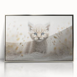 Adorable Lynx Cub Wall Art - Perfect for Kids Room Decor