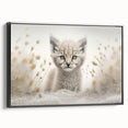 Adorable Lynx Cub Wall Art - Perfect for Kids Room Decor