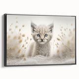 Adorable Lynx Cub Wall Art - Perfect for Kids Room Decor