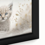 Adorable Lynx Cub Wall Art - Perfect for Kids Room Decor
