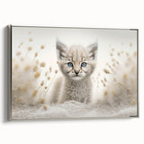 Adorable Lynx Cub Wall Art - Perfect for Kids Room Decor