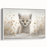 Adorable Lynx Cub Wall Art - Perfect for Kids Room Decor