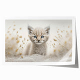Adorable Lynx Cub Wall Art - Perfect for Kids Room Decor
