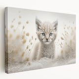 Adorable Lynx Cub Wall Art - Perfect for Kids Room Decor