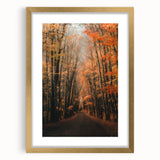 Extra large abstract art print featuring textured fall hues on a framed canvas, ideal for living room decor.