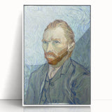 Acrylic print of a Van Gogh-inspired art deco poster in muted tones, ideal for modern nursery wall decor.