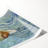 Extra large rolled canvas featuring line art flowers in muted gray tones, ideal for large living room wall art.