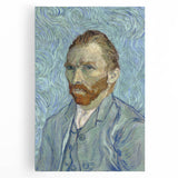 Black and white print of Van Gogh's 'Starry Night' on large stretched canvas, suitable as kitchen wall art or bedroom decor.