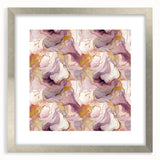 Abstract strokes wall art in a sleek silver frame with mat, showcasing vibrant colors and dynamic patterns, perfect for modern home decor and artistic interiors.