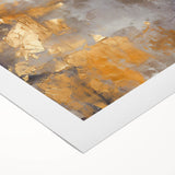 Abstract wall art on rolled canvas showcasing vibrant multicolored strokes and textures, ideal for modern home decor. Perfect for adding a contemporary touch to any space.