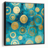 Framed canvas wall art featuring abstract black strokes on a textured surface, showcasing a modern design ideal for contemporary home decor. The side view highlights the frame's sleek profile, perfect for enhancing any living space.