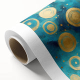 Abstract strokes wall art on rolled canvas, showcasing vibrant colors and fluid shapes, ideal for modern home decor. Packaged securely in a cardboard tube.