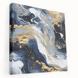 Abstract strokes wall art on stretched canvas, showcasing vibrant colors and dynamic patterns. Perfect for modern decor, adding a creative touch to any space.